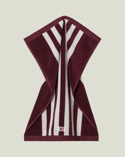 Hovedbilde Lexington Striped Terry Towel Fig/Snow White ...
