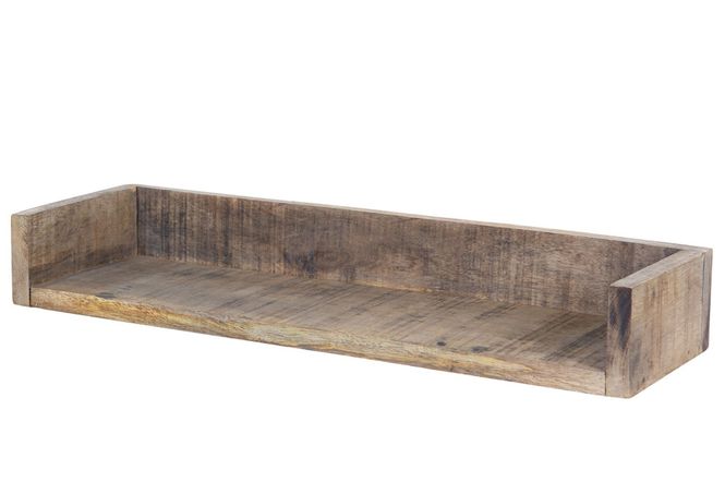 Hovedbilde Dekohylle antikk tre 50cm