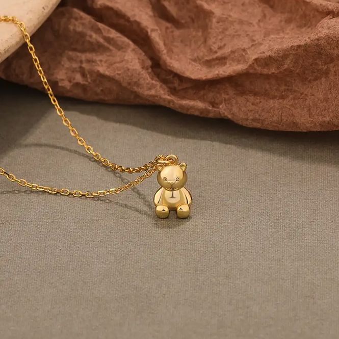 Hovedbilde Bear Necklace 18K Gold