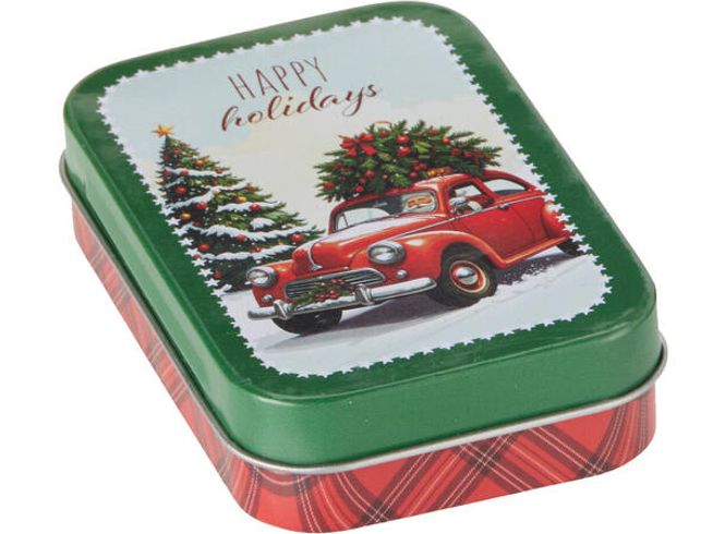 Hovedbilde Metallboks Julemotiv 10x6x2cm
